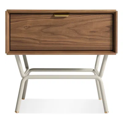 Blu Dot Dang 1 Drawer Nightstand - Oxblood