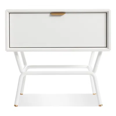 Blu Dot Dang 1 Drawer Nightstand In White