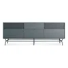 Blu Dot Dang 2 Door / 2 Drawer Console In Marine Blue