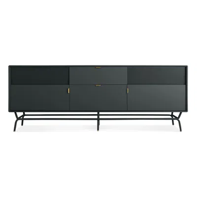 Blu Dot Dang 2 Door / 2 Drawer Console - Oxblood