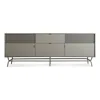 Blu Dot Dang 2 Door / 2 Drawer Console In Risk-averse Grey