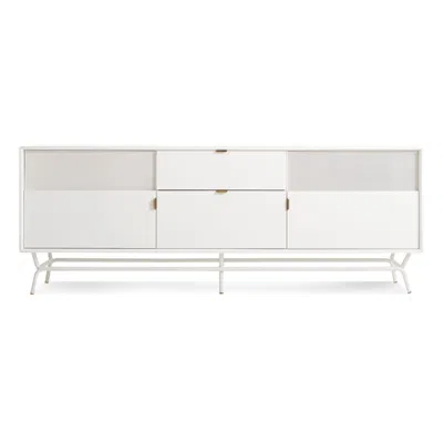 Blu Dot Dang 2 Door / 2 Drawer Console - White