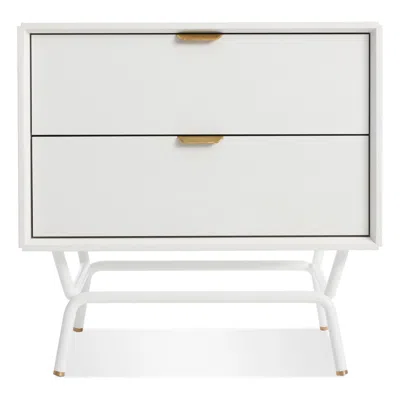 Blu Dot Dang 2 Drawer Nightstand - White