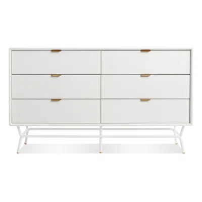 Blu Dot Dang 6 Drawer Dresser In White