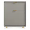 Blu Dot Dang File Pedestal In Risk-averse Grey
