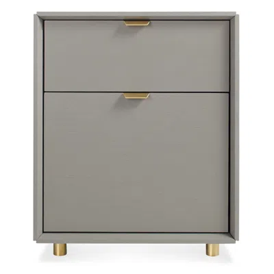 Blu Dot Dang File Pedestal In Risk-averse Grey