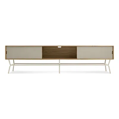 Blu Dot Dang Long And Low In Walnut/putty Grey
