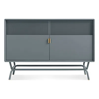 Blu Dot Dang Media Stand In Marine Blue
