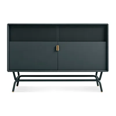 Blu Dot Dang Media Stand - Navy Green