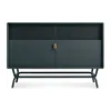 Blu Dot Dang Media Stand In Navy Green