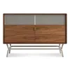 Blu Dot Dang Media Stand In Walnut/putty Grey