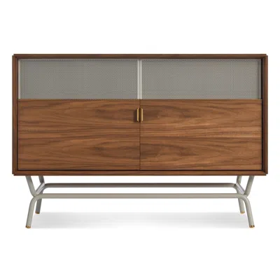 Blu Dot Dang Media Stand In Walnut/putty Grey