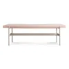 Blu Dot Daybench In Blush Leather/putty