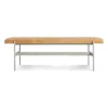 Blu Dot Daybench - Camel Leather / Putty In Brown