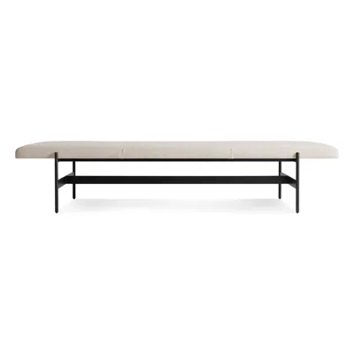 Blu Dot Daybench Jumbo - Maharam Mantle In Future / Oblivion In Black