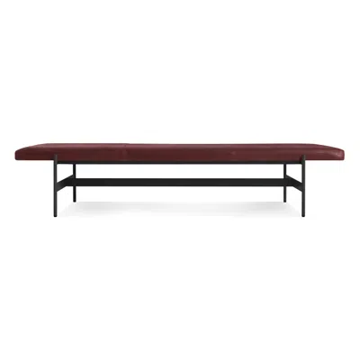 Blu Dot Daybench Jumbo - Oxblood / Oblivion In Brown