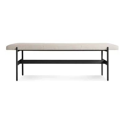 Blu Dot Daybench - Maharam Mantle In Future / Oblivion In Gray