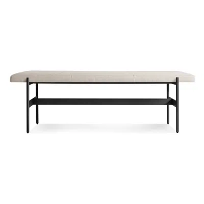 Blu Dot Daybench In Maharam Mantle In Future/oblivion