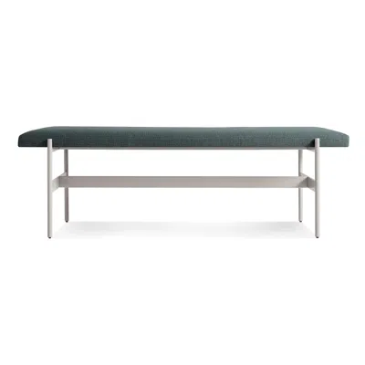 Blu Dot Daybench In Maharam Mantle In Parsley/putty