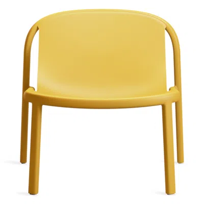 Blu Dot Decade Lounge Chair - Mustard In Yellow