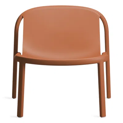 Blu Dot Decade Lounge Chair - Tomato In Red