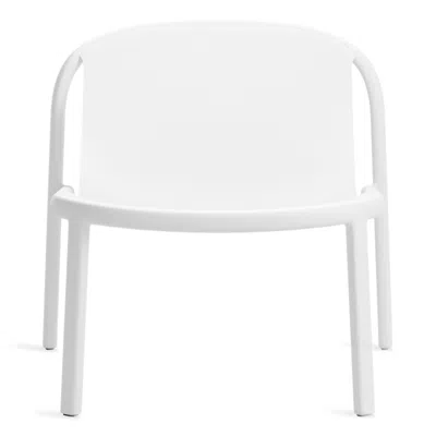 Blu Dot Decade Lounge Chair In White
