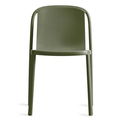 Blu Dot Decade Plastic Chair In Olive