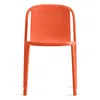 Blu Dot Decade Plastic Chair In Orange