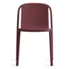 Blu Dot Decade Plastic Chair In Oxblood