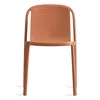 Blu Dot Decade Plastic Chair In Tomato