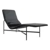 Blu Dot Deep Thoughts Chaise In Ink Leather