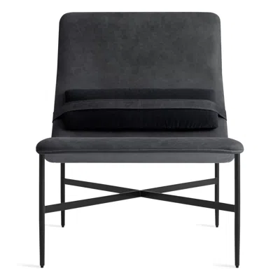 Blu Dot Deep Thoughts Leather Lounge Chair