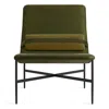 Blu Dot Deep Thoughts Lounge Chair In Loden Green Leather