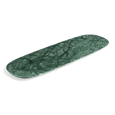 Blu Dot Delicious Large Marble Tray In Green