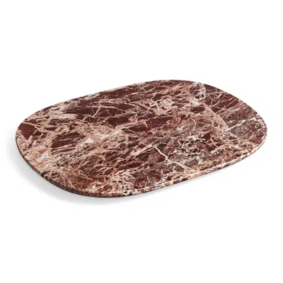 Blu Dot Delicious Medium Marble Tray In Cherry Marble