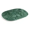 Blu Dot Delicious Medium Marble Tray In Green Marble
