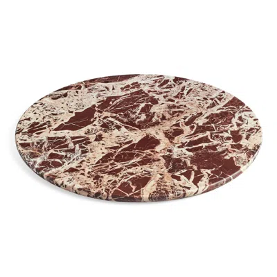 Blu Dot Delicious Small Marble Tray In Cherry Marble