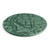 Blu Dot Delicious Small Marble Tray In Green Marble