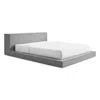Blu Dot Dodu Full Bed In Vesper Light Grey