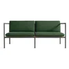 Blu Dot Dog Days Outdoor 2 Seat Sofa In Sunbrella Ivy/charcoal