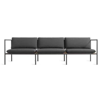 Blu Dot Dog Days Outdoor 3 Seat Sofa - Sunbrella Coal / Charcoal
