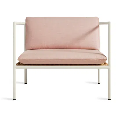 Blu Dot Dog Days Outdoor Lounge Chair - Sunbrella Blush / White