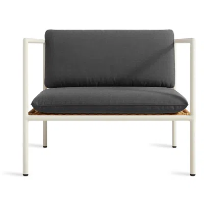 Blu Dot Dog Days Outdoor Lounge Chair - Sunbrella Coal / White