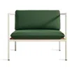 Blu Dot Dog Days Outdoor Lounge Chair In Sunbrella Ivy/white