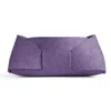 Blu Dot Double Tuck Medium Felt Basket In Lilac