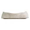 Blu Dot Double Tuck Small Felt Basket In Heathered Off White