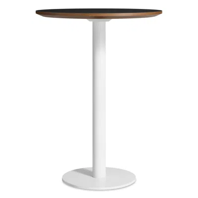Blu Dot Easy 3" Bar Height Table In Black Laminate/white