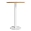 Blu Dot Easy 3" Bar Height Table In White Laminate/white