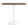 Blu Dot Easy 32" Rectangle Cafe Table In Black Laminate/white