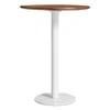 Blu Dot Easy Bar Height Cafe Table In Walnut/white